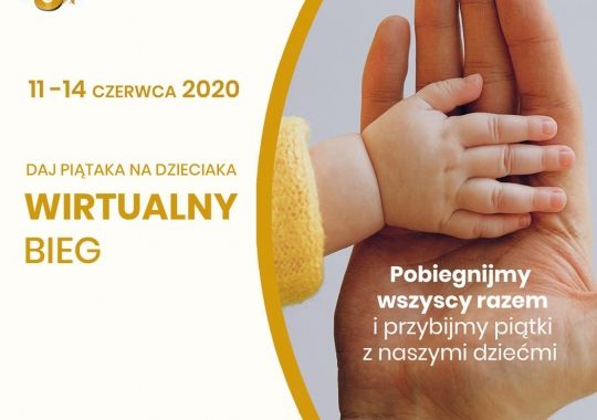 Wirtualny bieg Daj piątaka na dzieciaka